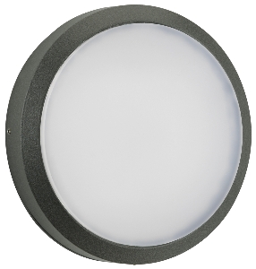 LED_Wand-, u. Deckenleuchte, Alu, anthrazit