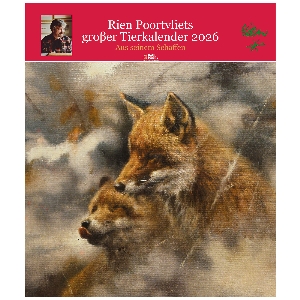 »Rien Poortvliets« großer Tierkalender 2026