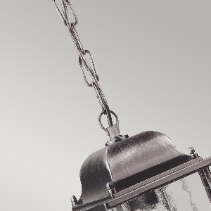 Wexford 1 Light Chain Lantern - Black/Silver 3