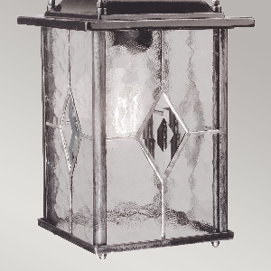 Wexford 1 Light Chain Lantern - Black/Silver 2
