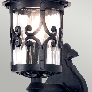 Hereford 1 Light Wall Lantern - Black 4