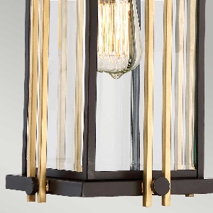 Goldenrod 1 Light Medium Lanterna a catena - Bronzo western 4
