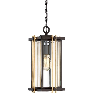 Goldenrod 1 Light Medium Kettenlaterne - Western Bronze