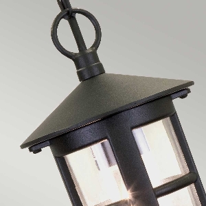 Hereford 1 string light lantern - Black 4