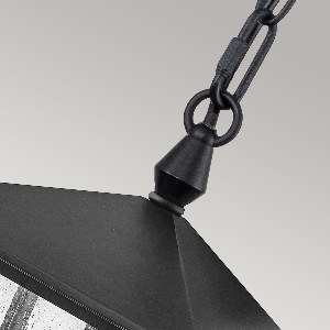 Huntersfield 3 Light Large Chain Lantern - Black 4