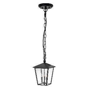 Huntersfield 3 Light Large Chain Lantern - Black 1