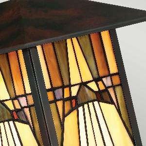 Inglenook outdoor wall lantern Tiffany 4