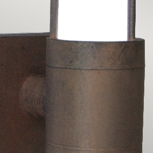 Beta Plain Wall Lantern - Aged Iron 2