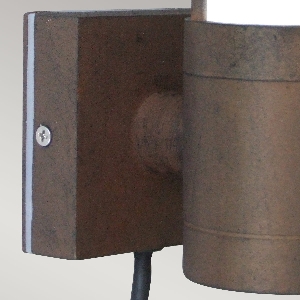 Beta Plain Wall Lantern - Aged Iron 3