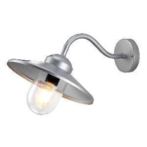 Klampenborg 1 Light Wall Lantern - Silver 1