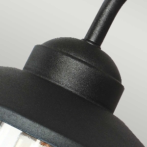 Klampenborg 1 Light Wall Lantern - Black 4