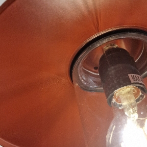 Klampenborg 1 lt Wall Lantern - Oxide Red 5
