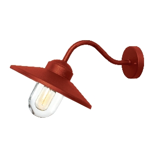 Klampenborg 1 lt Wandlaterne - Oxidrot