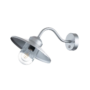 Klampenborg 1 Light Wall Lantern with PIR - Silver 5