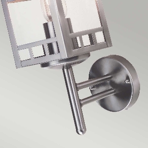 Kolne 1 Light Wall Lantern - Stainless Steel 2