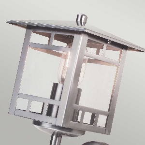 Kolne 1 Light Wall Lantern - Stainless Steel 3
