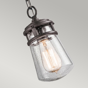 Lyndon 1 Light Small Chain Lantern - Architectural Bronze 3