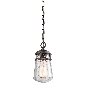 Lyndon 1 Light Small Chain Lantern - Architectural Bronze 1