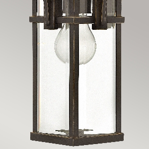 Manhattan 1 Light Chain Lantern - Oil Rubbed Bronze 4