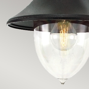 Firenze 1 Light Chain Lantern - Black 2