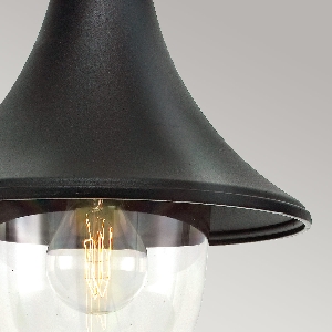 Firenze 1 Light Chain Lantern - Black 4