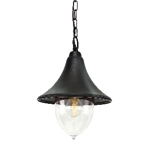 Firenze 1 Light Chain Lantern - Black 1