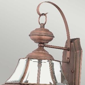 Newbury 2 Light Large Wall Lantern - Lacquered Aged Copper 2