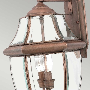 Newbury 2 Light Large Wall Lantern - Lacquered Aged Copper 3