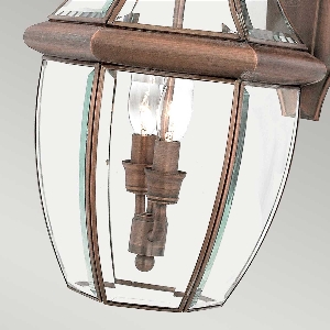 Newbury 2 Light Large Wall Lantern - Lacquered Aged Copper 4