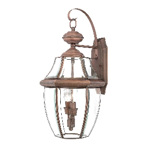 Newbury 2 Light Large Wall Lantern - Lacquered Aged Copper 1