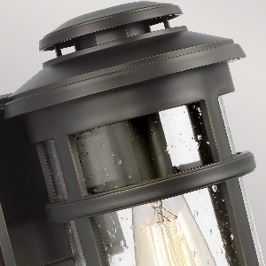 Newport 1 Light Medium Wall Lantern - Antique Bronze 2