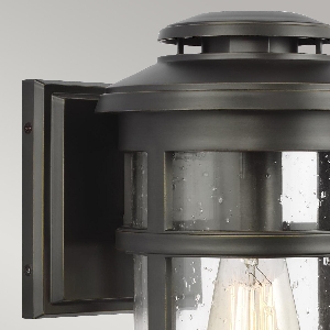 Newport 1 Light Medium Wall Lantern - Antique Bronze 4