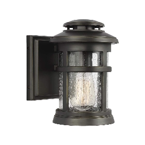 Newport 1 Light Small Wall Lantern - Antique Bronze 1