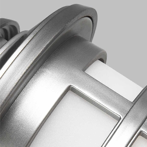 Newport 1 Light Small Wall Lantern - Painted Brushed Steel 2