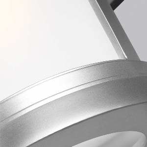 Newport 1 Light Small Wall Lantern - Painted Brushed Steel 4
