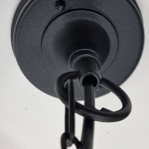 Parish Mini 1 Light Chain Lantern - Black 2