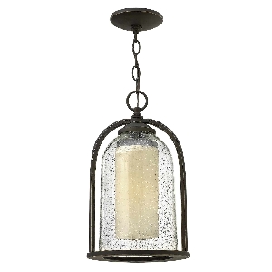 Quincy 1 Light Medium Chain Lantern - Oil-Rubbed Bronze 1