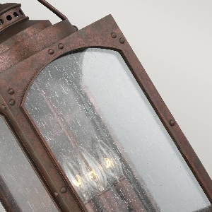 Randhurst 3 Light Large Wall Lantern - Copper Oxide 3