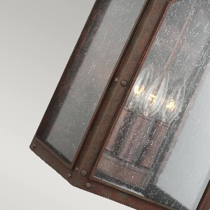 Randhurst 3 Light Large Wall Lantern - Copper Oxide 4