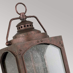 Randhurst 3 Light Large Wall Lantern - Copper Oxide 5