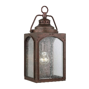 Randhurst 1 Light Medium Wall Lantern - Copper Oxide 1
