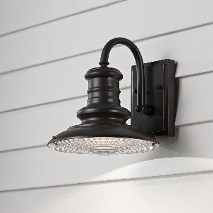 Redding Station 1 light small wall lantern - Restoration Bronze 2