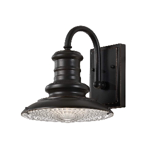 Redding Station 1 light small wall lantern - Restoration Bronze 1