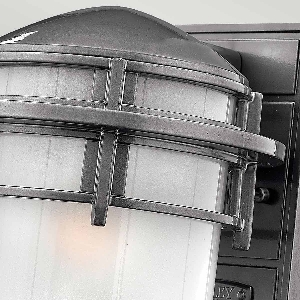 Reef Small 1 Light Lantern - Hematite 2