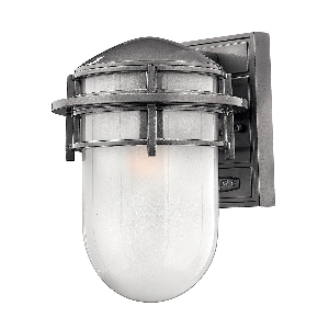 Reef Small 1 Light Lantern - Hematite 1