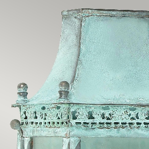 Regents Park 1 light wall lantern - Verdigris - Verdigris 2