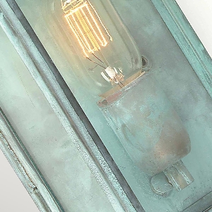 Regents Park 1 light wall lantern - Verdigris - Verdigris 3