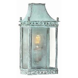 Regents Park 1 light wall lantern - Verdigris - Verdigris 1