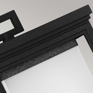 Roscoe 1-light large wall lantern - Textured Black 4