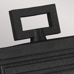 Roscoe 1 Light Medium Wall Lantern - Textured Black 2
